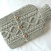 Loveage hot water bottle sweater / cover - 90 per cent Wool - 10 per cent Silk
