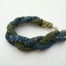 Delicioso Braided Bracelet  Blues and Greens
