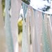Turquoise Fabric Backdrop Streamers