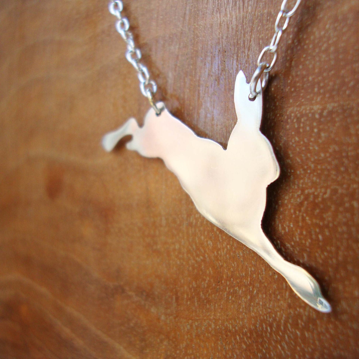 Sterling Silver Hare Pendant