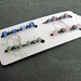 Rainbow Colors Precious Gem Hand Beaded Hair Pin Set