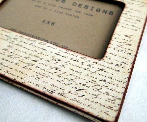 4x6 A Love Letter Picture Frame