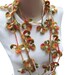 Colorful Lariat Necklacemustardmoss by accessoriesbynez on Etsy from etsy.com