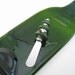 Recycled Wine Bottle Cheese Board - With Christmas Tree Spreader