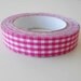 Pink Plaid Fabric Tape
