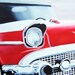 Black Red White and Sliver Vintage Car Original Painting 16x20 On Canvas Ready to Hang Man Cave