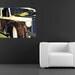 Original 1935 Rat Hot Rod Acrylic Painting Unframed Unstretched Comes Rolled.   Vintage Car Black HUGE 30"x40"
