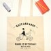 Tote Bag Wedding Favor Two Seat Vintage Bicycle Couple Illustration