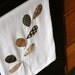 flour sack towel- neutrals & black