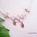 Love Birds Personalized Necklace Circle Pendant by SnobishDesign from etsy.com