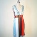 Striped Satin dress, custom size