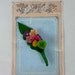 Vintage 1940s Felt Corsage  Brooch from Vintage Felt  made from Original 1940s Patterns