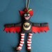 Creepy Cute Christmas Bat Doll Ornament