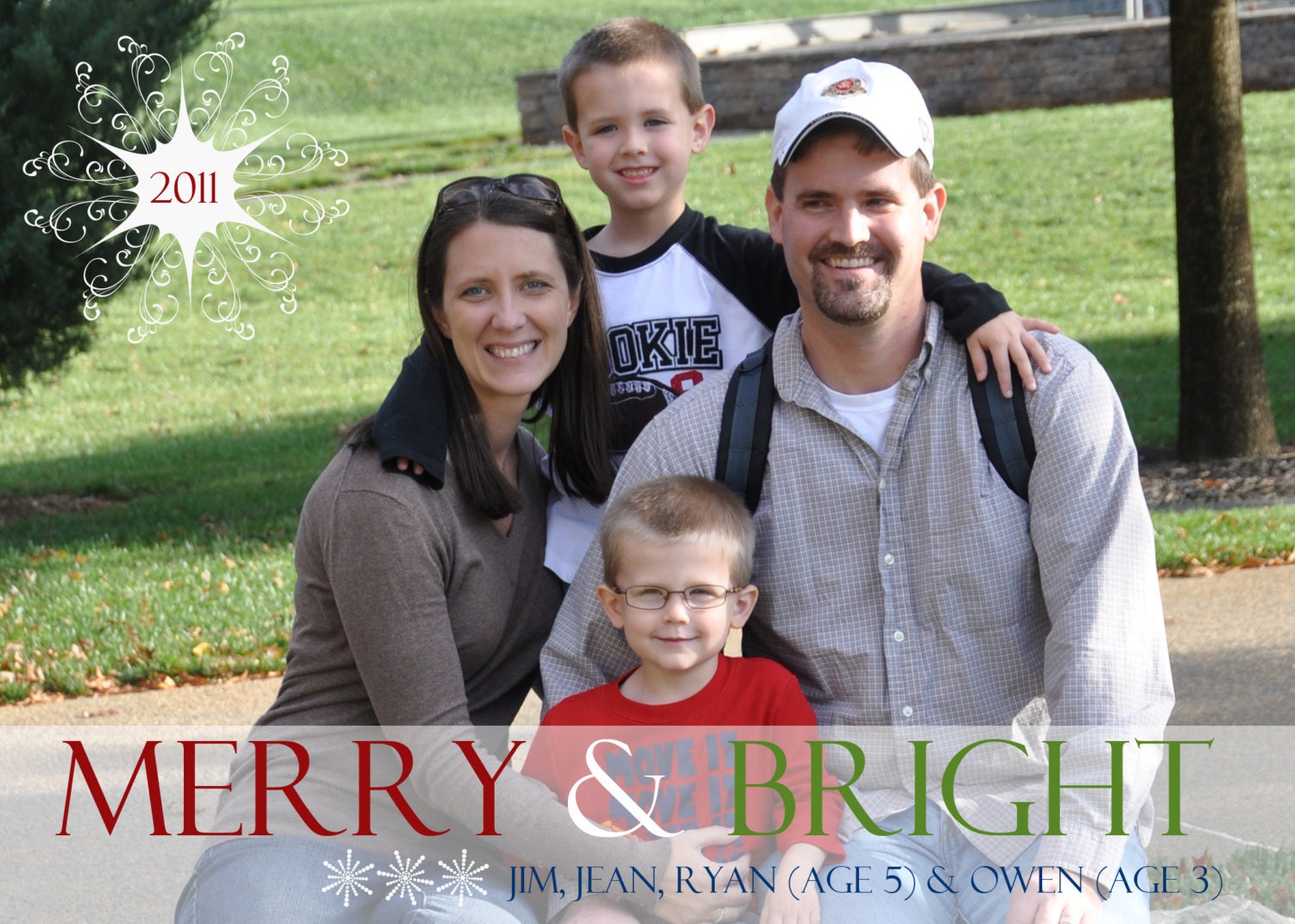 Holiday Card:  Merry & Bright