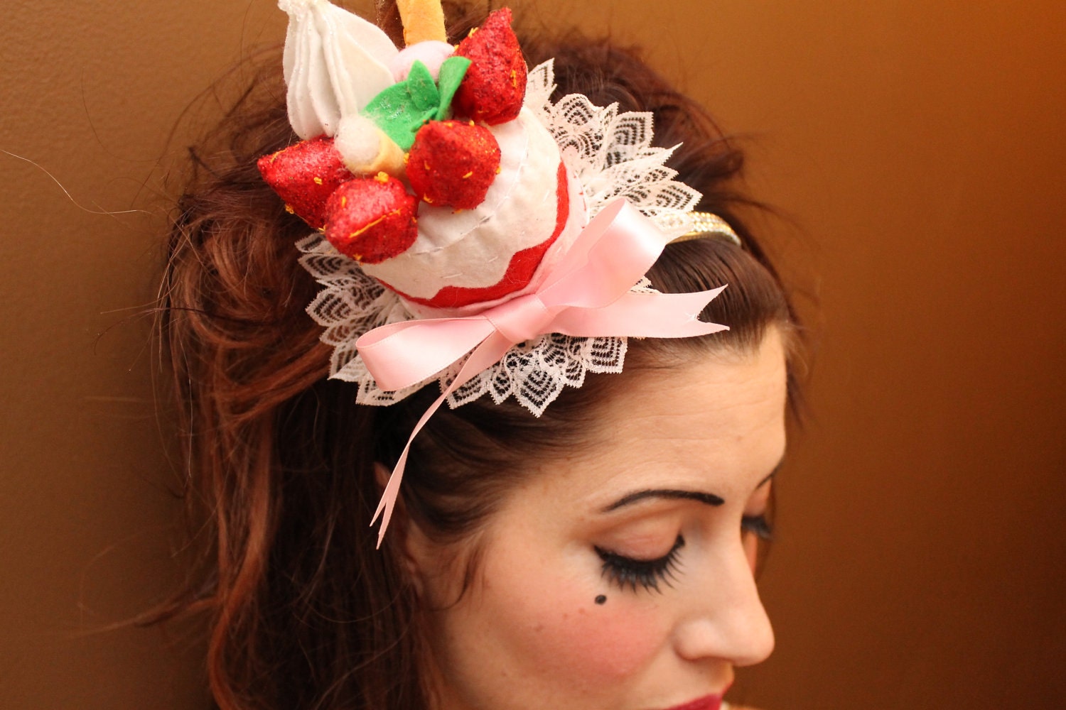 Strawberry Shortcake Fascinator