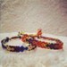 MADE TO ORDER: Braided Handmade Embroidery Floss Friendship Bracelet - Multicolored Thin Graduated Arrowhead