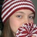 Crochet Hat Elf Pixie Long Tail Pom Pom