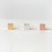Simple Cube earrings / choose your color / gold, silver and pink gold
