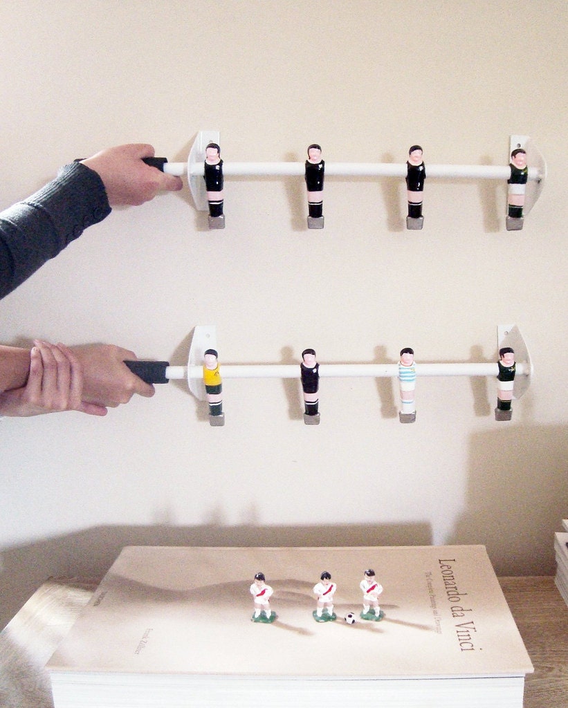 Four Men on Football Rack - choose your colours