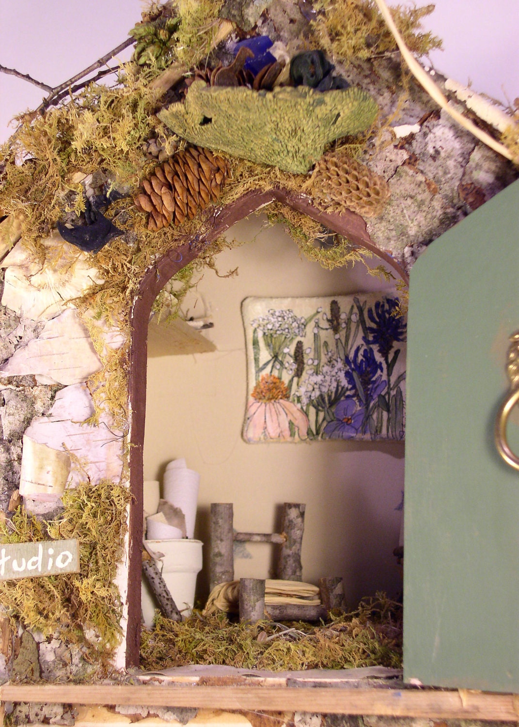 Woodland Fairy House Art Studio