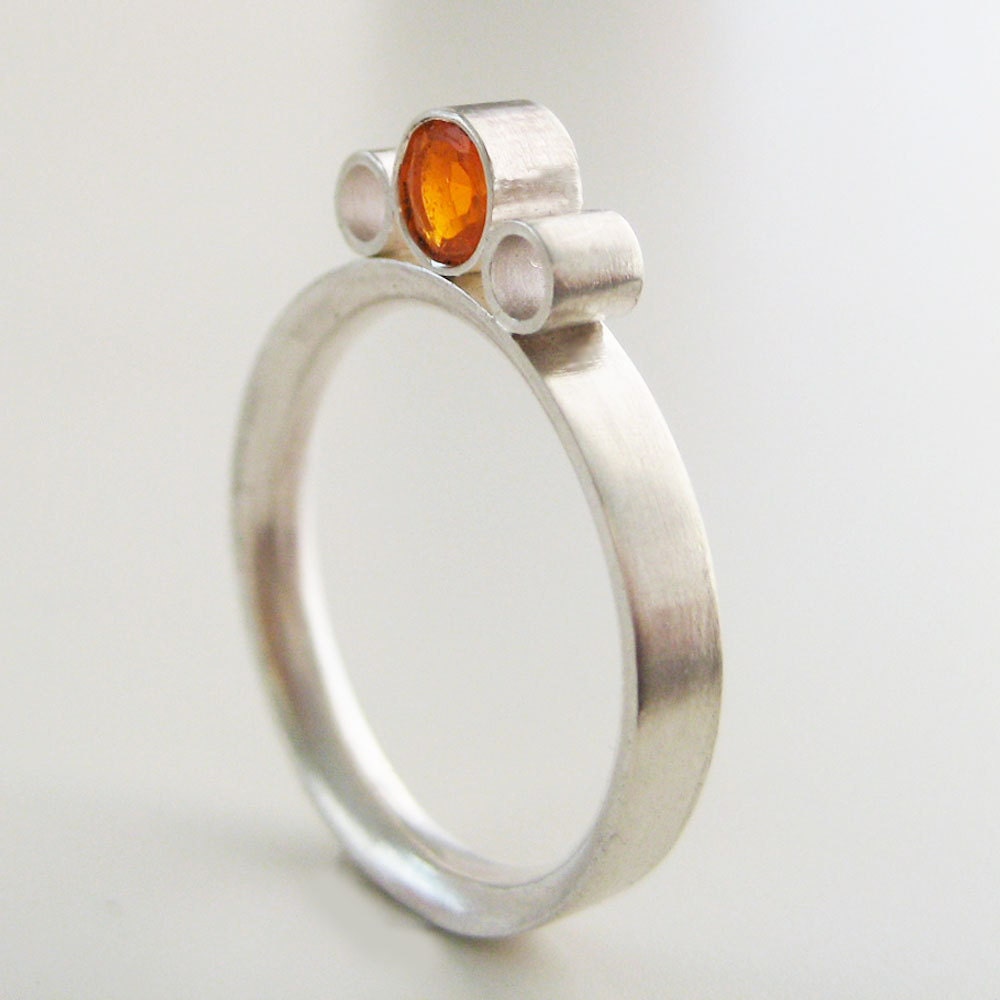 Fire Opal Ring