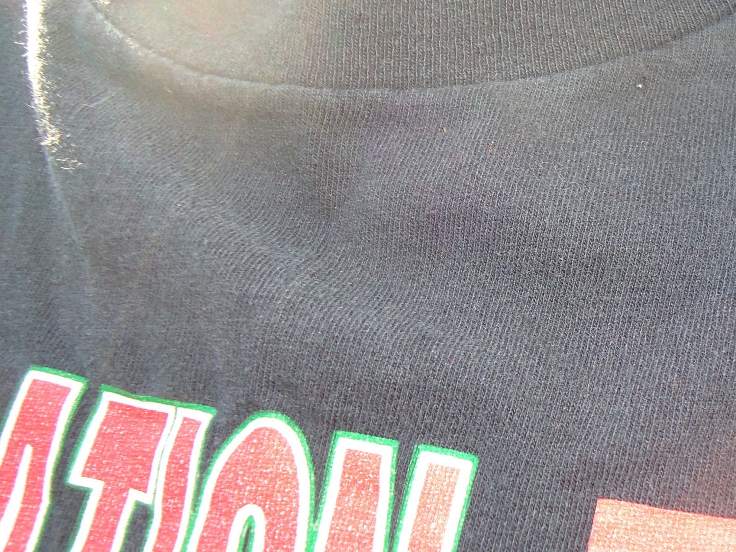 vintage tee CROSS COLOURS Education T Shirt Hip Hop