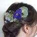 Vintage 1940s Hair Slide Comb from Vintage Velvet  made from Original 1940s Patterns
