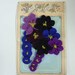 Vintage 1940s Felt Corsage  Brooch from Vintage Felt  made from Original 1940s Patterns