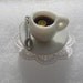 Tiny Miniature Tea Cup Ring with a tiny floating by PinkFrog4U from etsy.com