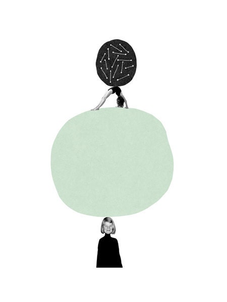 Girls & Circles / Print Poster