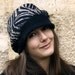 felt casket rasta cap style hat handmade in france Zebra