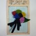 Vintage 1940s Felt Corsage  Brooch from Vintage Felt  made from Original 1940s Patterns