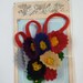 Vintage 1940s Felt Corsage  Brooch from Vintage Felt  made from Original 1940s Patterns