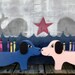 Pink or Blue Dachshund Dog Crayon Holder, Wood, Hand painted