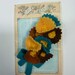 Vintage 1940s Felt Corsage  Brooch from Vintage Felt  made from Original 1940s Patterns