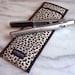 Flat Iron/Curling Iron Case Leopard Print by asoftblackstar from etsy.com