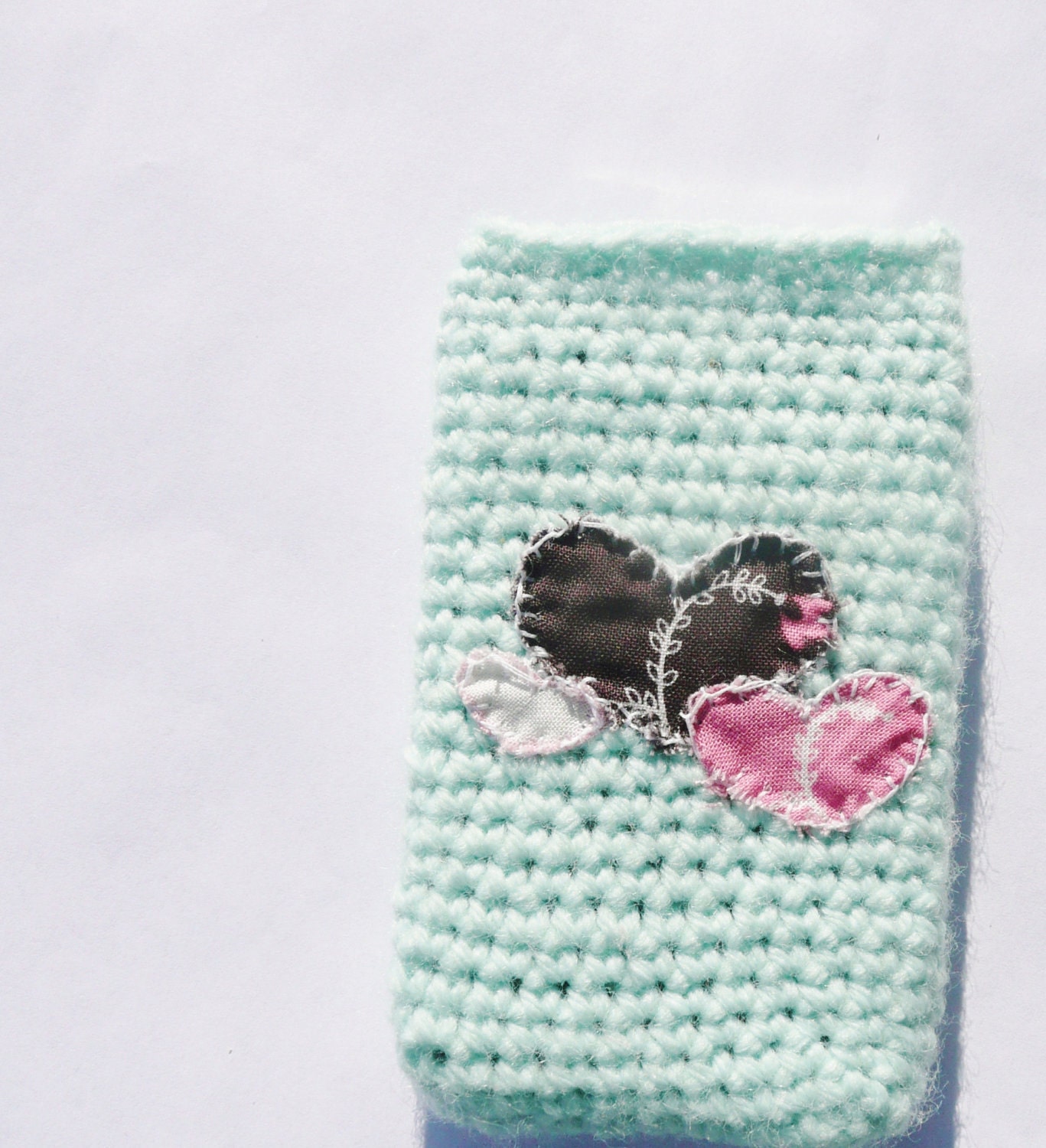 mint green valentine ipod case