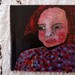 Original cardboard painting - Daydreamer