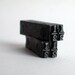 4 x 18pt vintage metal Letterpress: fraction 1/2.
