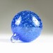 Blown Glass Christmas Tree Holiday Ornament Suncatcher Sapphire Blue Ice Blown Glass Christmas Tree Holiday Ornament Suncatcher Sapphire Blue Ice