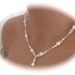 Wedding jewelry  Ivory Crystal and Pearl by Clairesparklesbridal from etsy.com