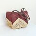 Good Old Times- Vintage Doily, Cotton and Leather Bag