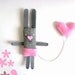 Bunny Brooch - I have a Pink Heart