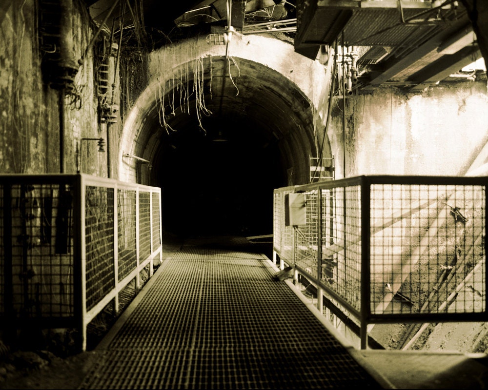 Industrial Tunnel - Signed Fine Art 8x10 Photo