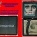 Freaks Sideshow Banner Leopard Woman Elastic Skin Woman and Spider Woman Cigarette Case Business Card Holder Wallet