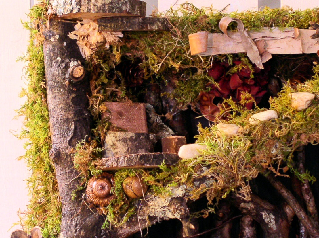 Woodland Fairy House Wall Art 3D