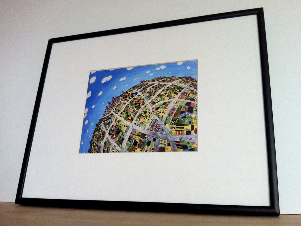 5x7" Giclee Print - A Beautiful World