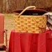 Picnic Basket Vintage Natural