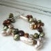 EARTH - Double strand Freshwater Pearls Bracelet