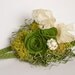 Nature Inspired Green Grass Photography Prop Headband felt rose spring time green